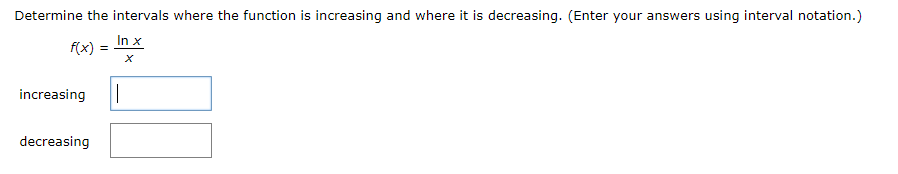 Solved Determine the intervals where the function is | Chegg.com