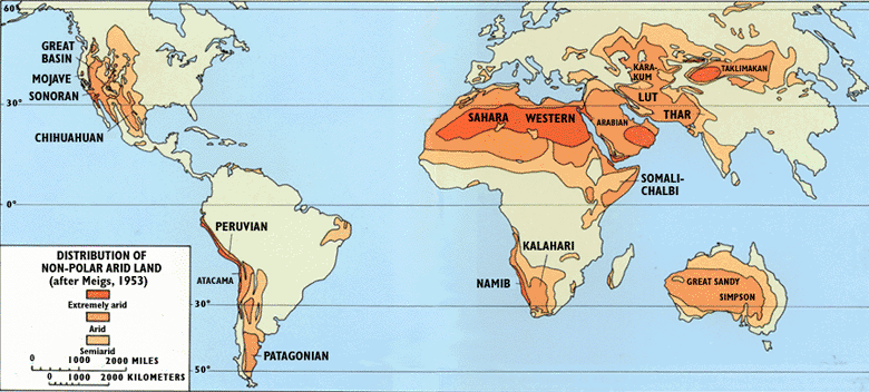 sechura desert map