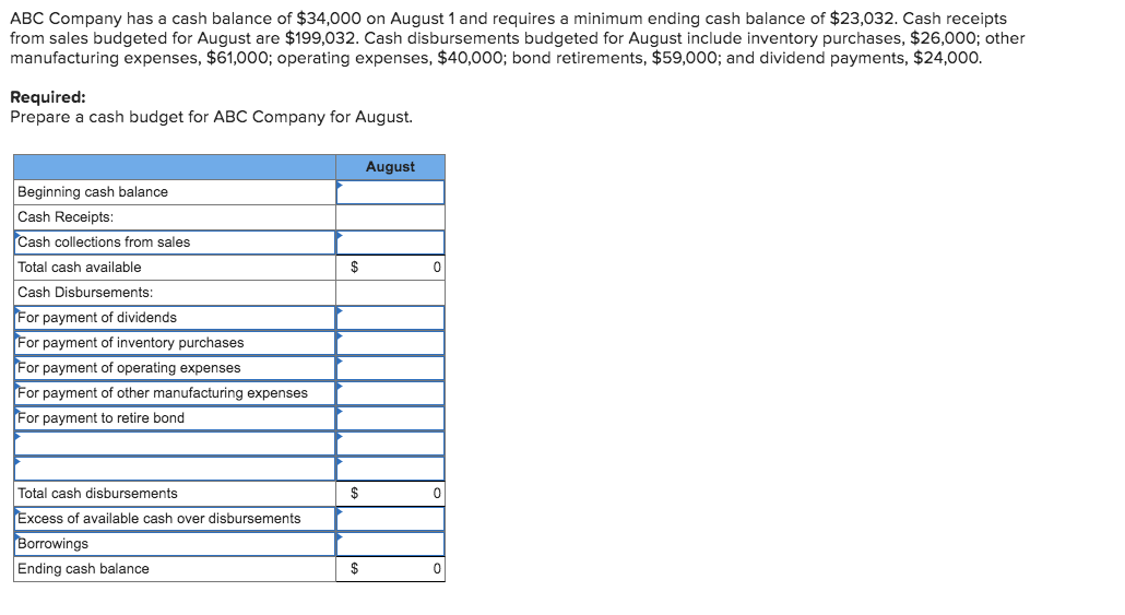 solved-abc-company-has-a-cash-balance-of-34-000-on-august-1-chegg