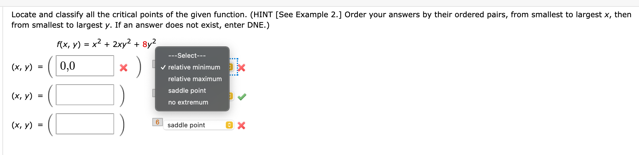 Solved Locate And Classify All The Critical Points Of The | Chegg.com