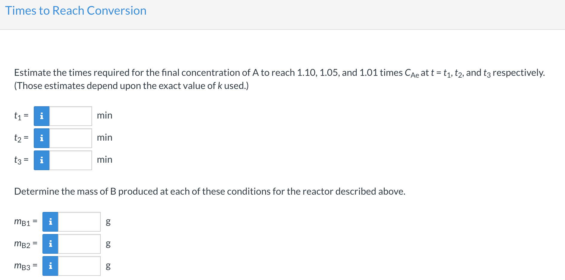 Solved A chemical reaction A→B is carried out in a closed | Chegg.com