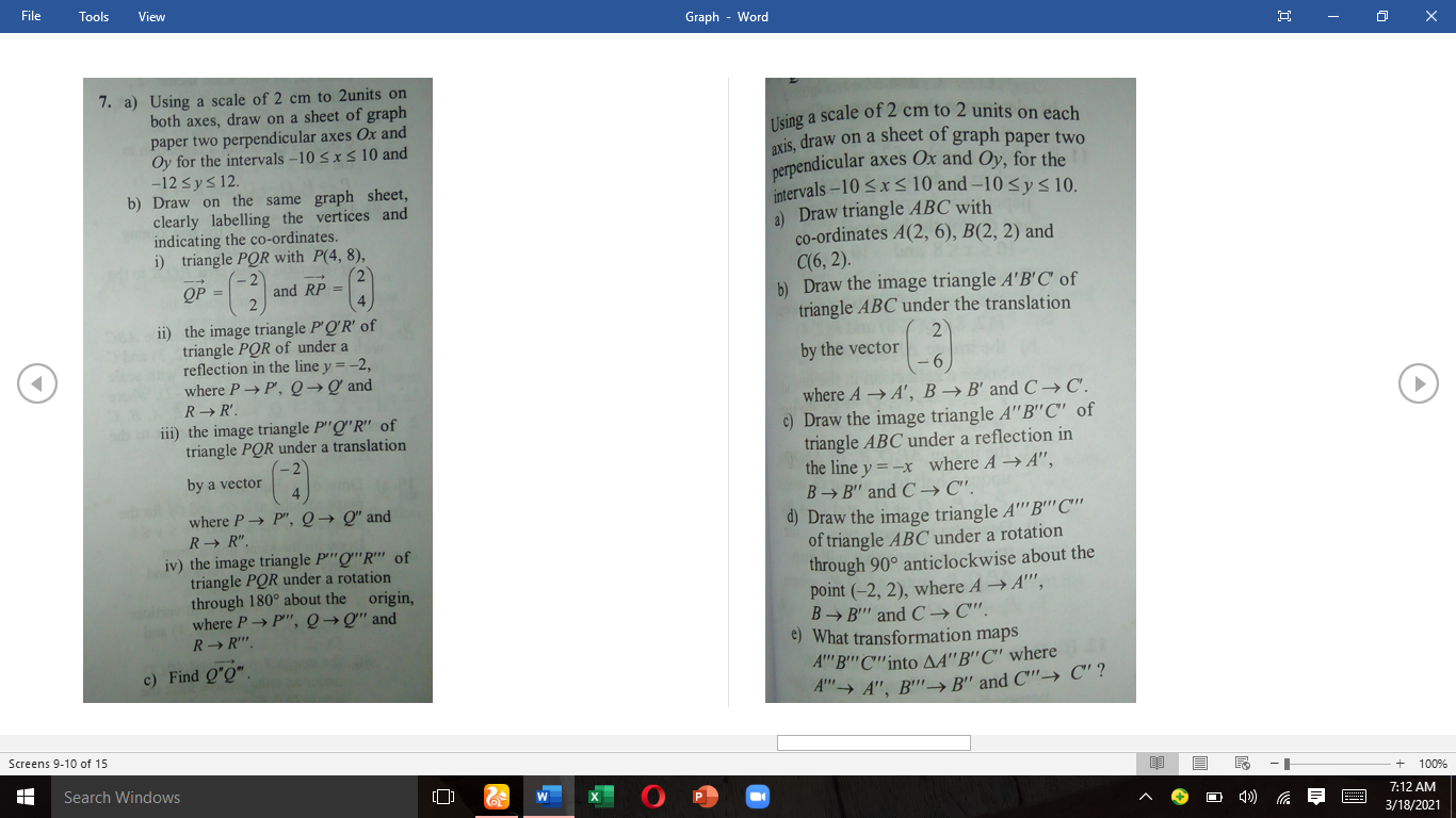 Solved File Tools View Graph Word O 7 A Using A Scale Chegg Com