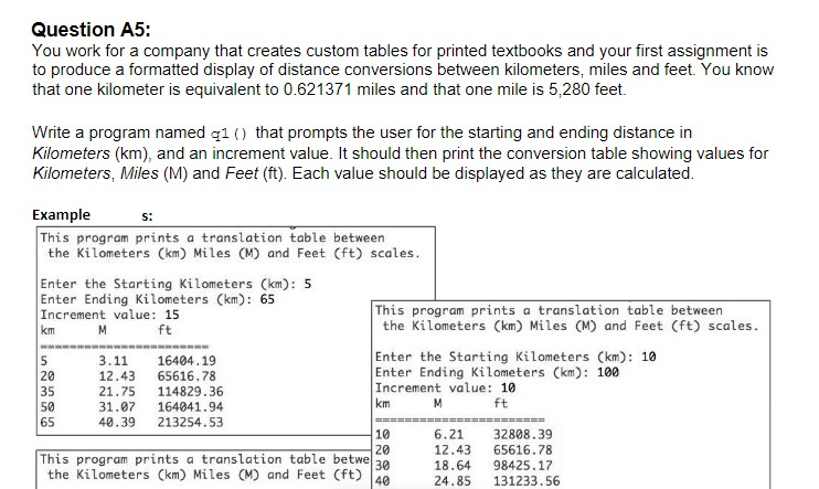 Solved Question A5 You Work For A Company That Creates C