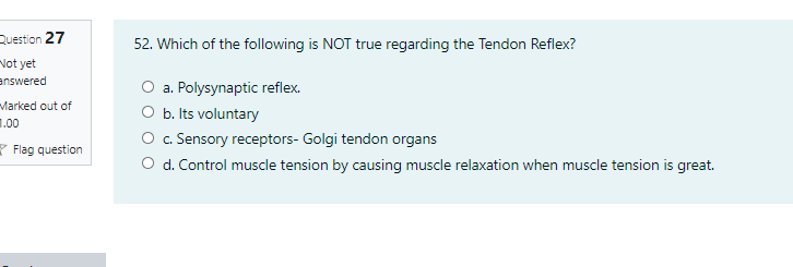 Solved Tion 21 62. Which Of The Following Is Not A | Chegg.com