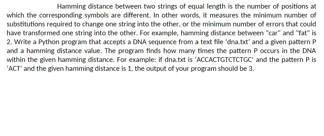 solved-hamming-distance-between-two-strings-of-equal-length-chegg