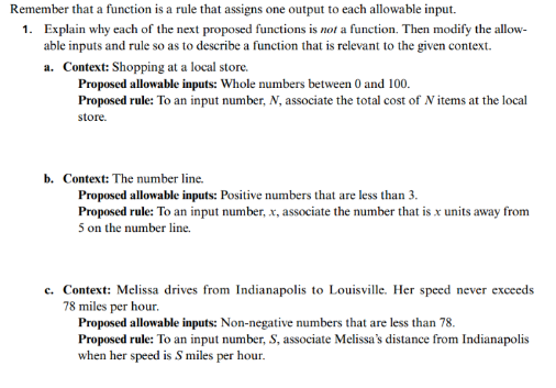Solved nember that a function is a rule that assigns one | Chegg.com