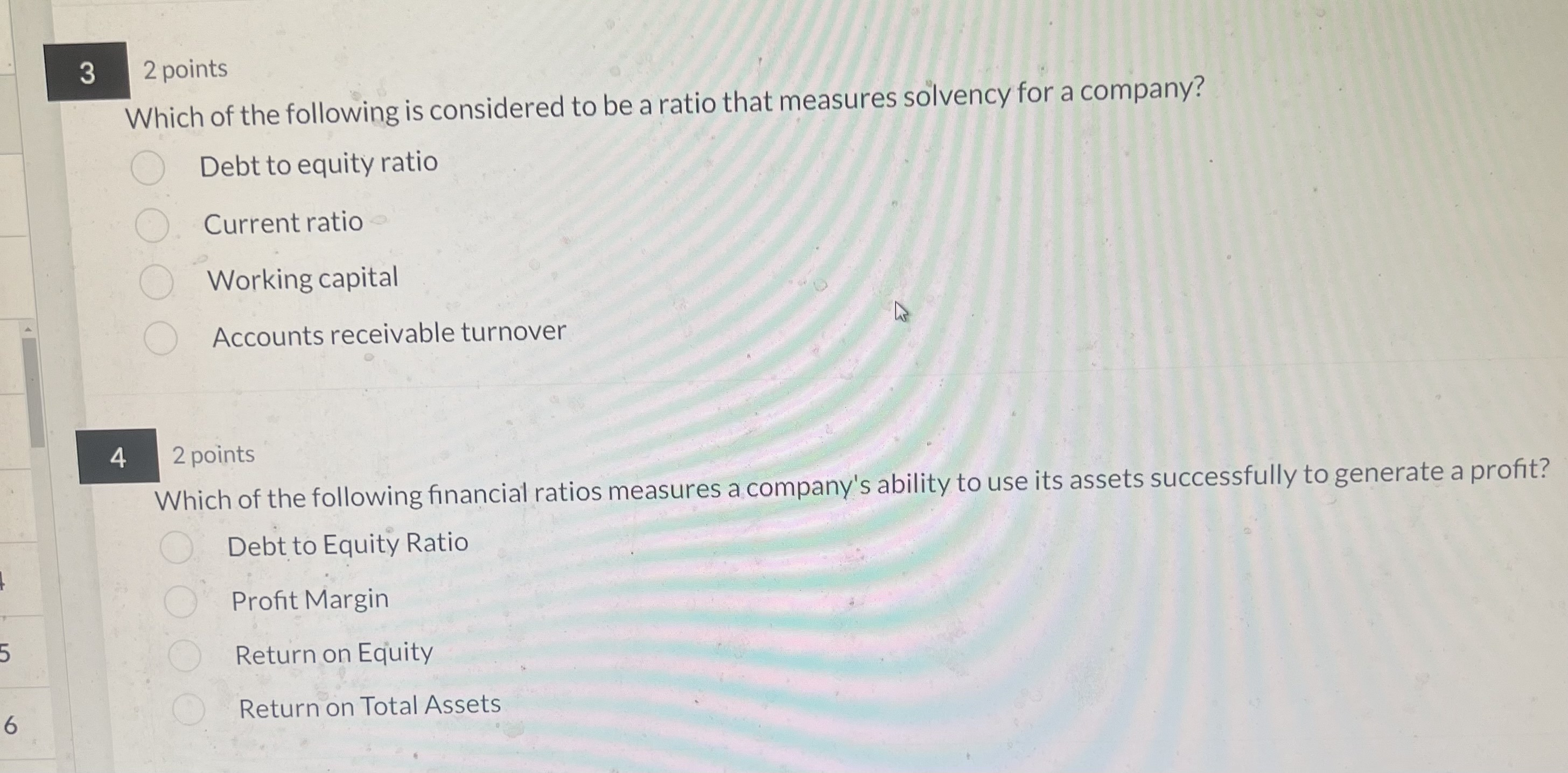 Solved 2 points Which of the following is considered to be a | Chegg.com
