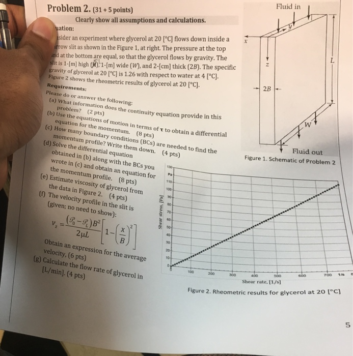 Solved Help with these Fluid Dynamics exercises please.