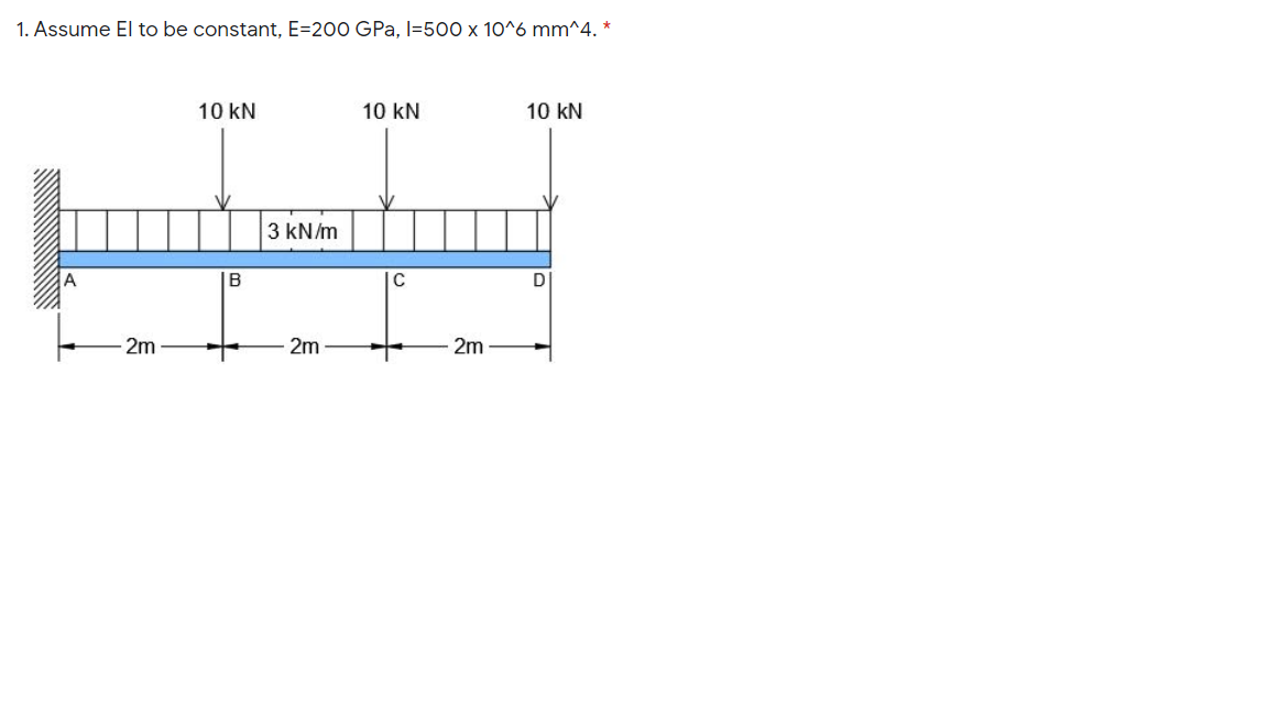 Solved FIND DEFLECTION AT B, USING Double Integration, Area | Chegg.com