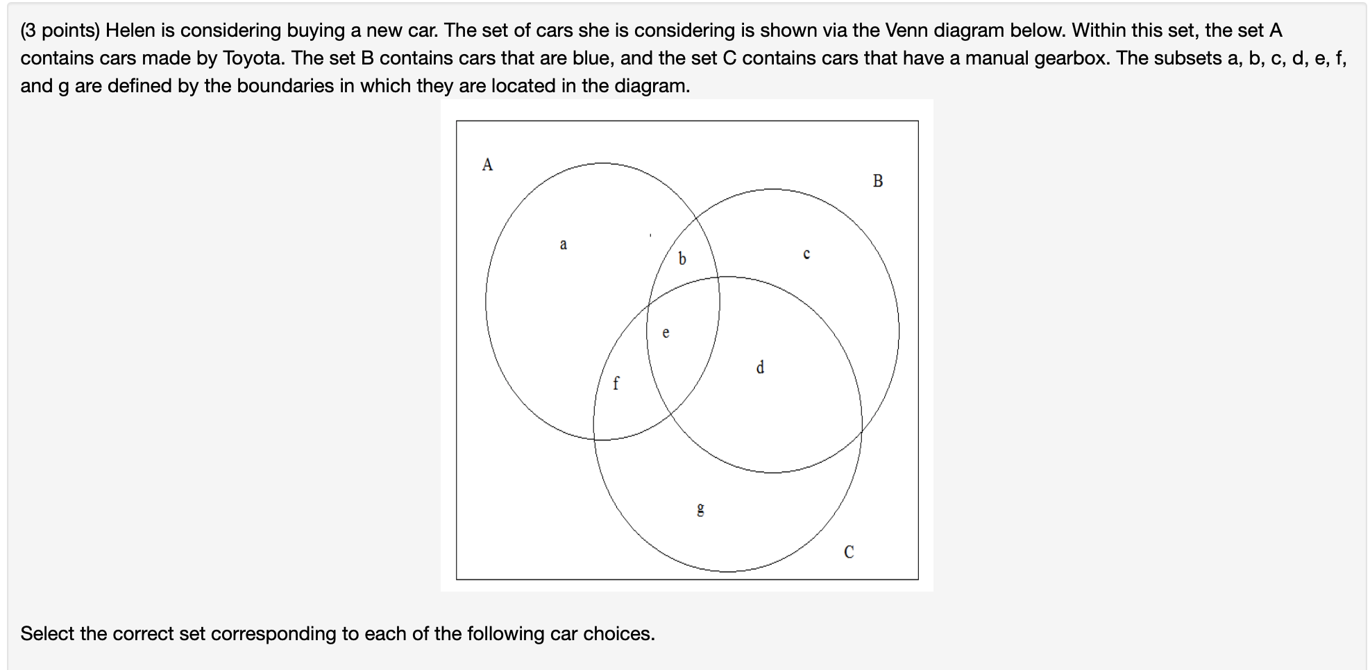 Solved (3 points) Helen is considering buying a new car. The | Chegg.com