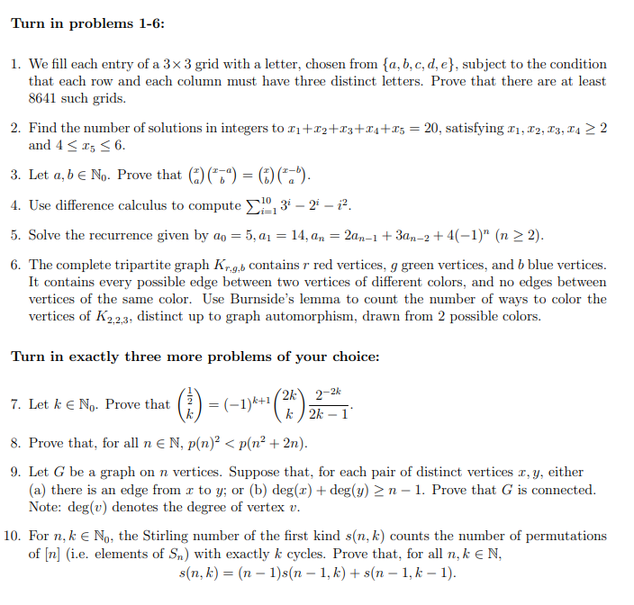 Solved 1 We Fill Each Entry Of A 3 3 Grid With A Letter Chegg Com