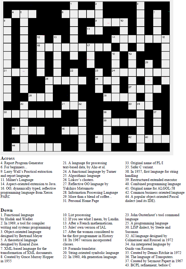 Solved Any Help With The Answers To This Crossword Its C Chegg Com