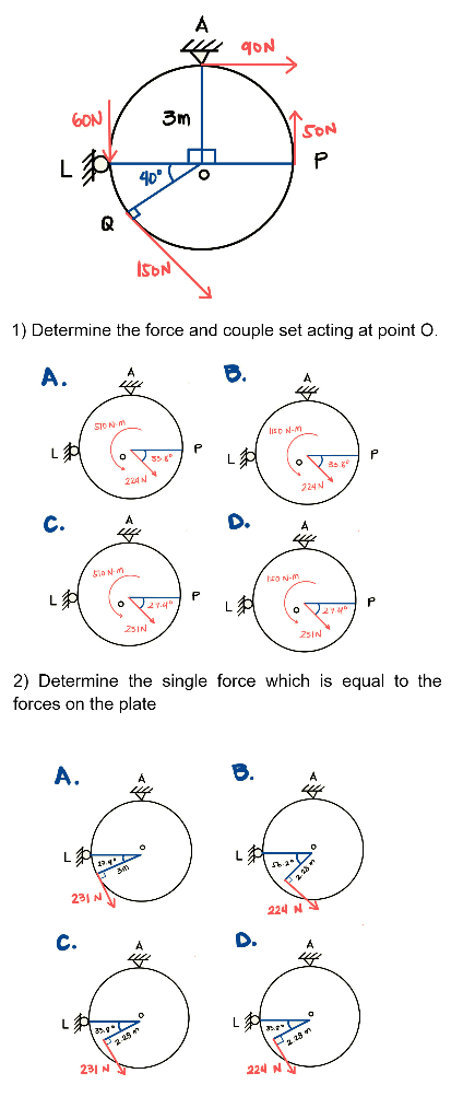 Solved Please use the given diagram to solve number 1 and 2. | Chegg.com