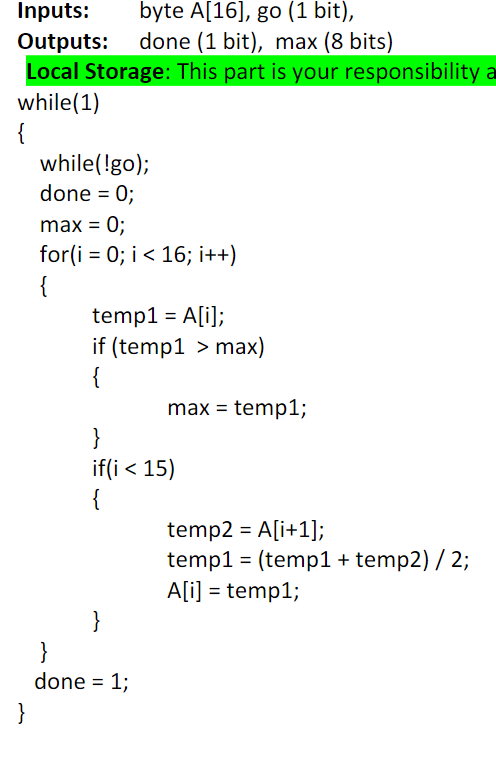 Solved Local Storage: This part is your responsibility a | Chegg.com