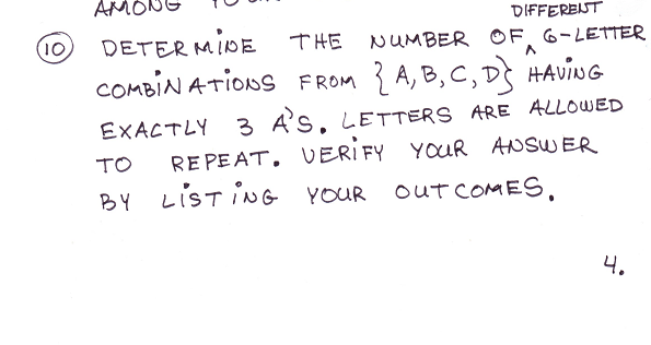 Solved DIFFERENT 6-LETTER 10 AM DETERMINE THE NUMBER OF | Chegg.com