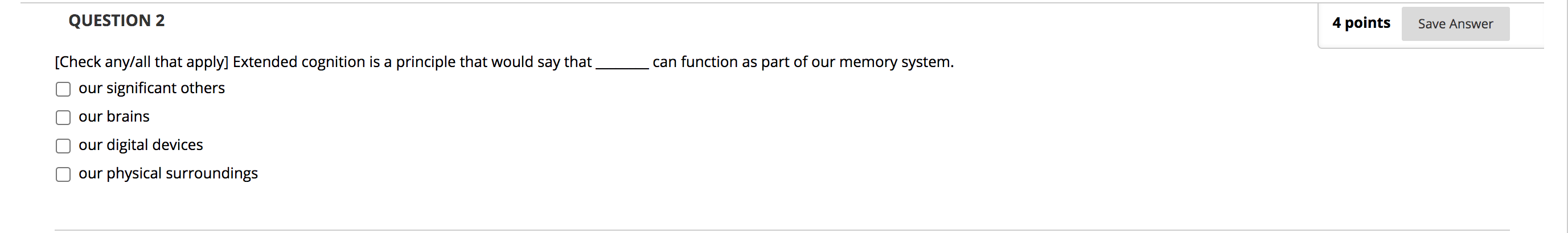 Solved QUESTION 2 4 points Save Answer can function as part | Chegg.com