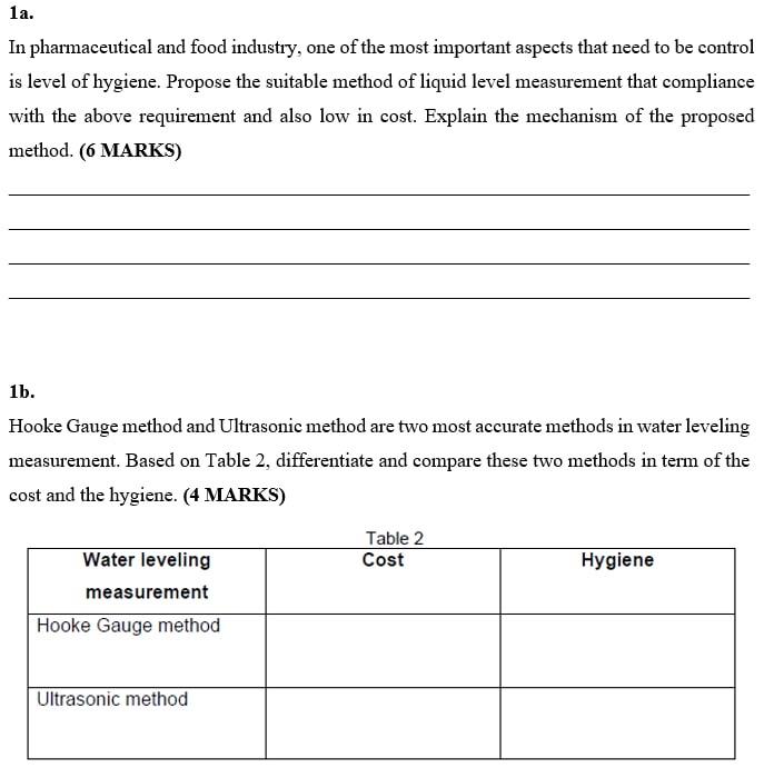 Solved SUBJECT CONTROL SYSTEM AND INSTRUMENTATION!! PLEASE | Chegg.com