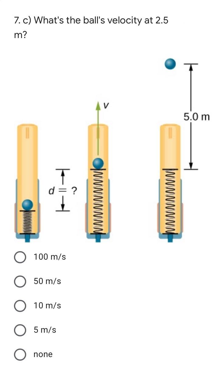 Solved 4. The massless spring of a spring gun has a force