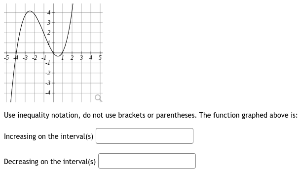 Solved Use inequality notation, do not use brackets or | Chegg.com