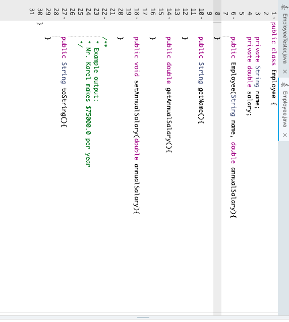 Solved In this problem, you are going to create an Employee | Chegg.com