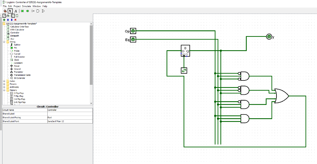 Need help building a logic calculator. We are suppose | Chegg.com