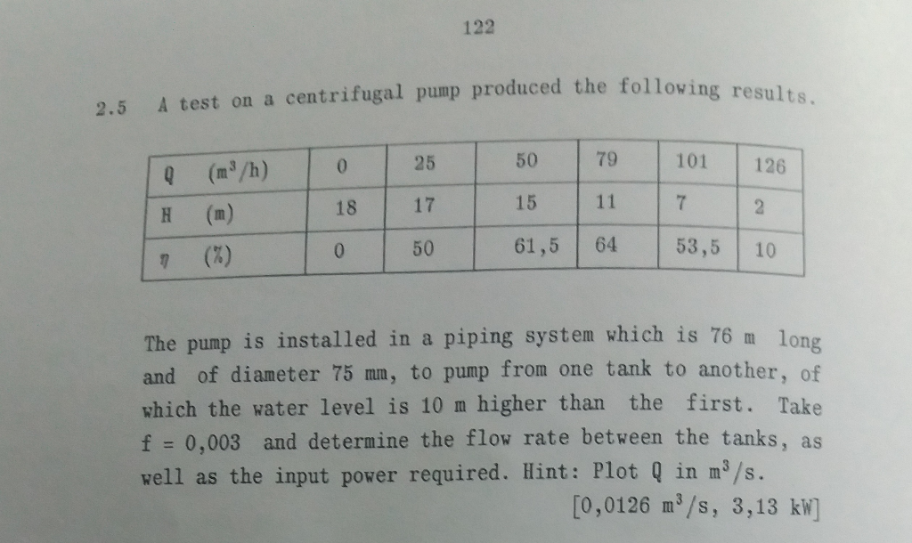 solved-122-2-5-a-test-on-a-centrifugal-pump-produced-the-chegg