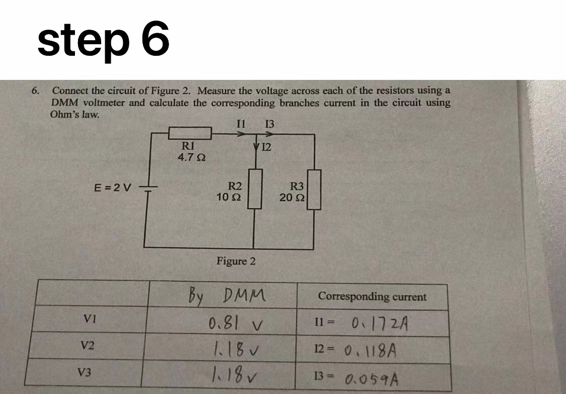 Solved step 6 1. Which ammeter, DMM or VOM, has the higher