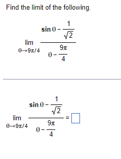 the maximum value of 1 sin pi 4 theta