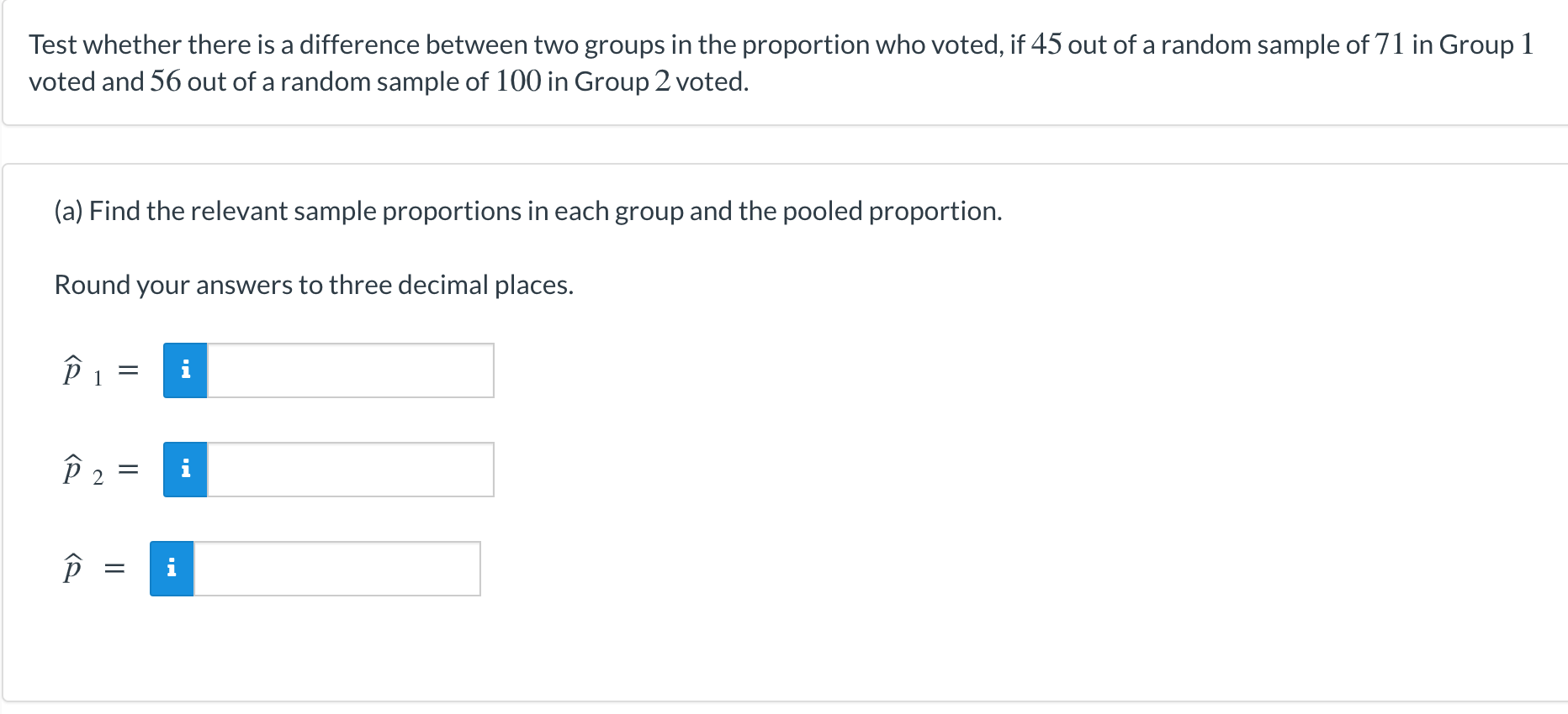 Solved a Test whether there is a difference between two | Chegg.com