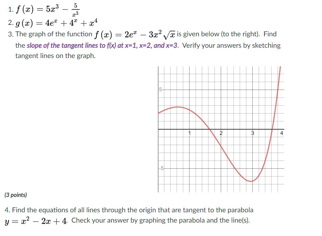 Solved 5 23 1 F X 5 23 2 G X 4e 4 2 X4 3 Th Chegg Com