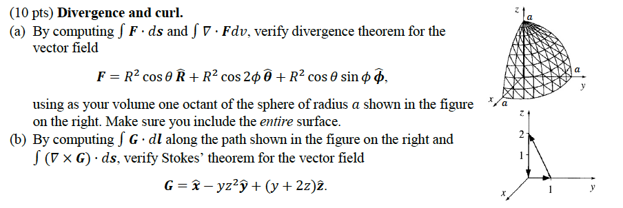 Ila 10 Pts Divergence And Curl A By Computing Chegg Com