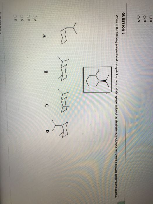 Solved O B O D QUESTION 3 of the O A | Chegg.com