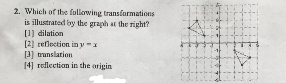 Solved 2. Which of the following transformations is | Chegg.com
