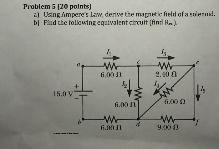 Solved Using Ampere's Law, derive the magnetic field of a | Chegg.com