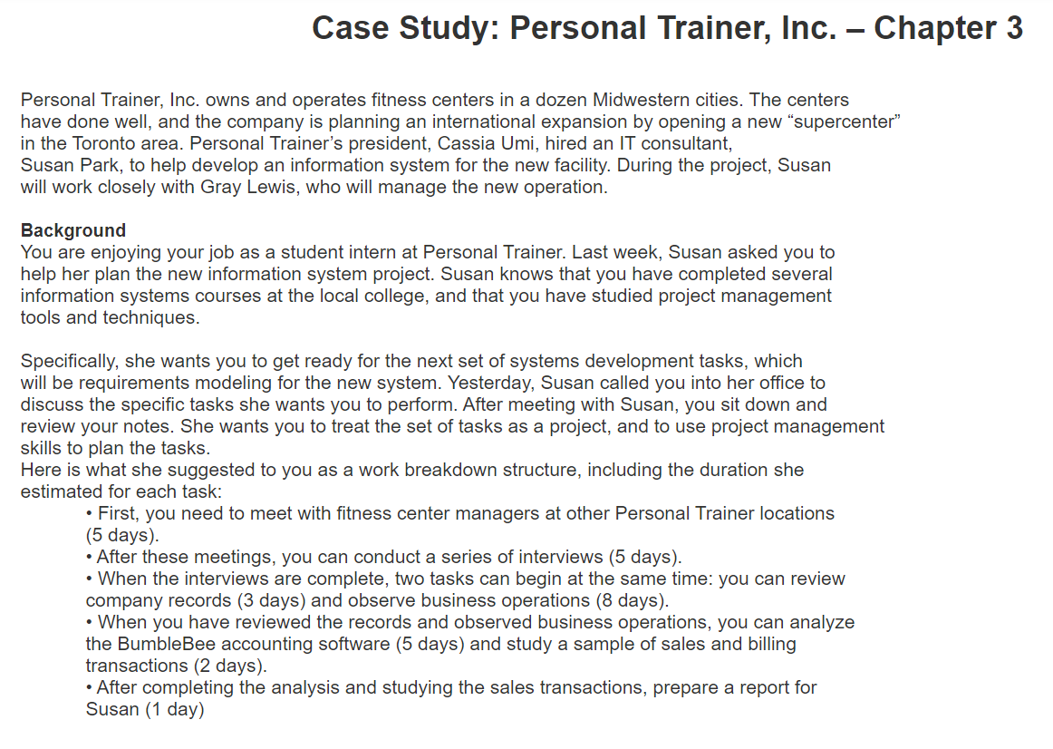 level 3 personal trainer case study examples