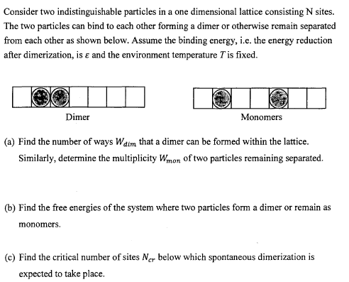 Solved Consider Two Indistinguishable Particles In A One | Chegg.com