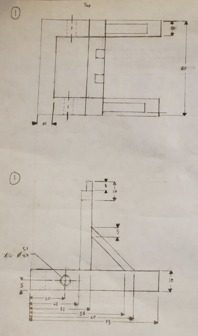 Solved I drew this catapult model with the dimensions | Chegg.com