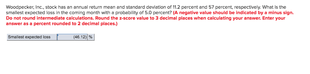 solved-woodpecker-inc-stock-has-an-annual-return-mean-and-chegg