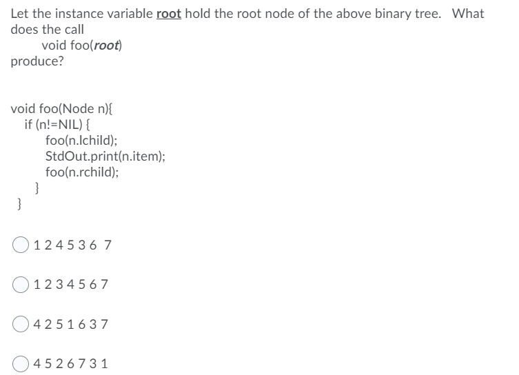 Solved Data Structures in Java: This binary tree and | Chegg.com