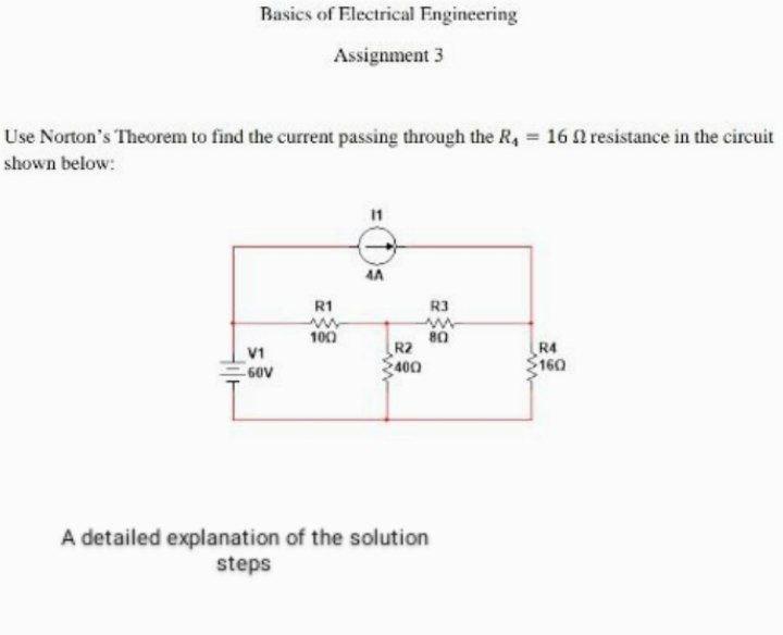 Solved Basics Of Electrical Engineering Assignment 3 Use | Chegg.com