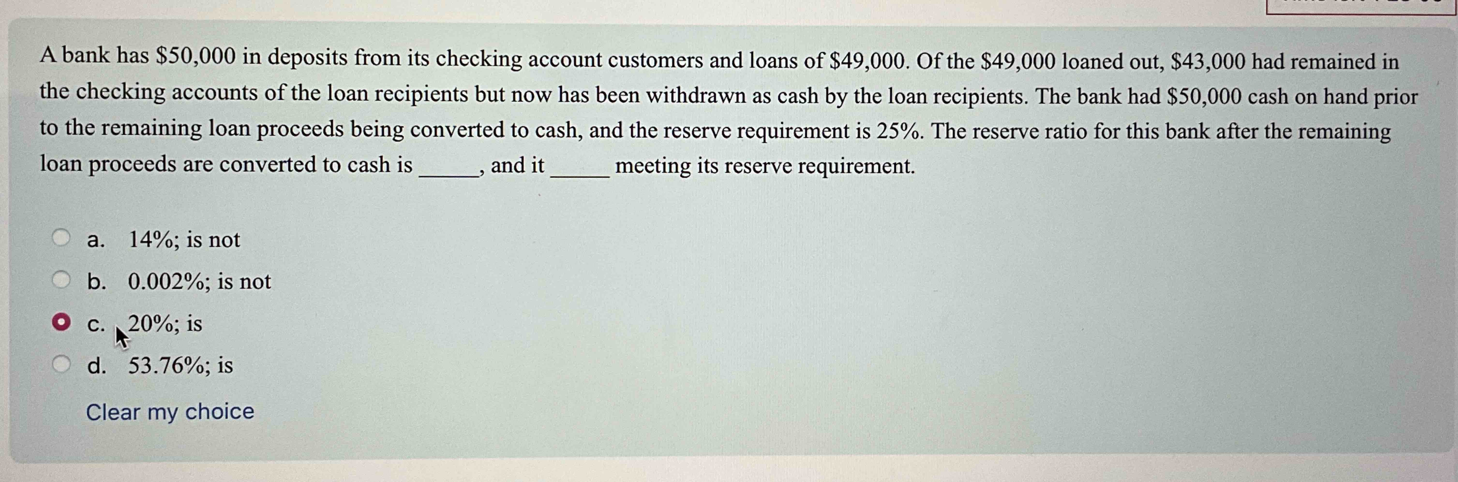 Solved A Bank Has 50 000 in Deposits From Its Checking Chegg solved-a-bank-has-50-000-in-deposits-from-its-checking-chegg