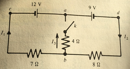 Solved In the circuit diagram below the switch is open Chegg