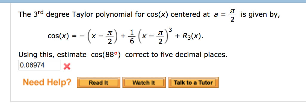 solved-the-3rd-degree-taylor-polynomial-for-cos-x-centered-chegg