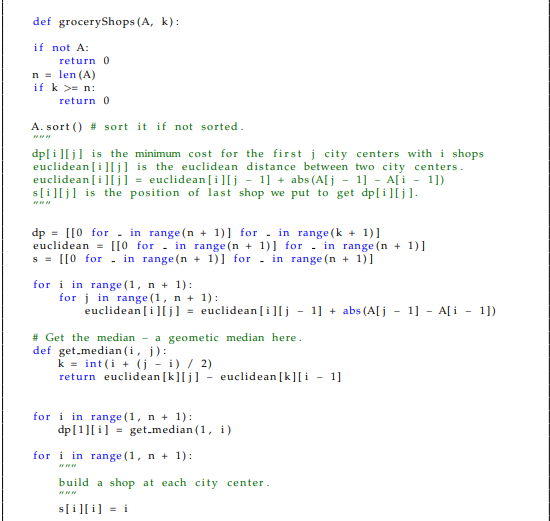 Solved 2. Dynamic Programing - City Planning. (10 points): A | Chegg.com