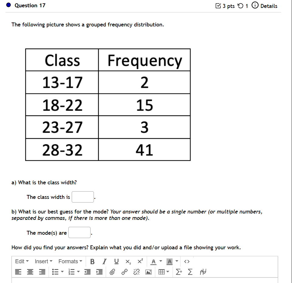 HOW TO FIND CLASS WIDTH IN GROUPED FREQUENCY DISTRIBUTION visual data 2