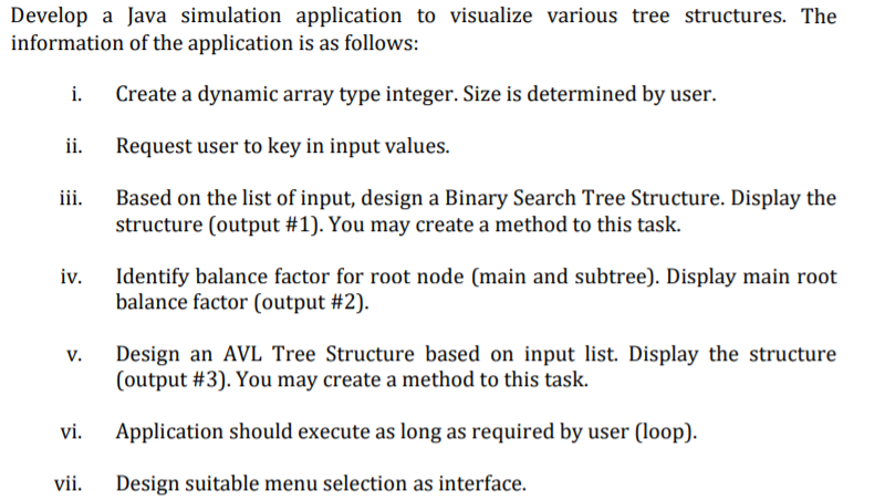 Solved Develop a Java simulation application to visualize | Chegg.com