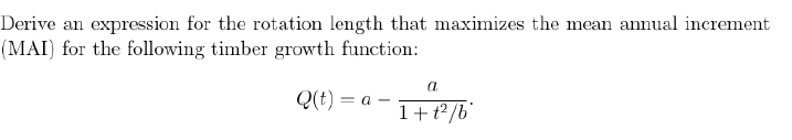 Derive an expression for the rotation length that | Chegg.com