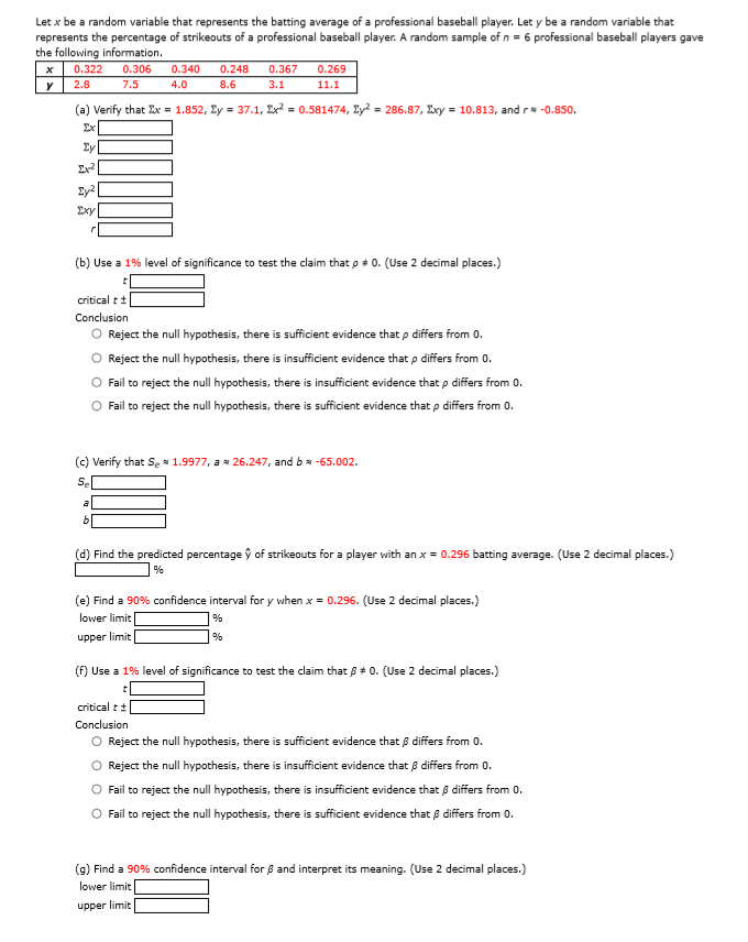 Solved Let x be a random variable that represents the | Chegg.com