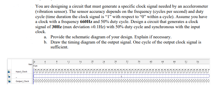Solved You are designing a circuit that must generate a | Chegg.com
