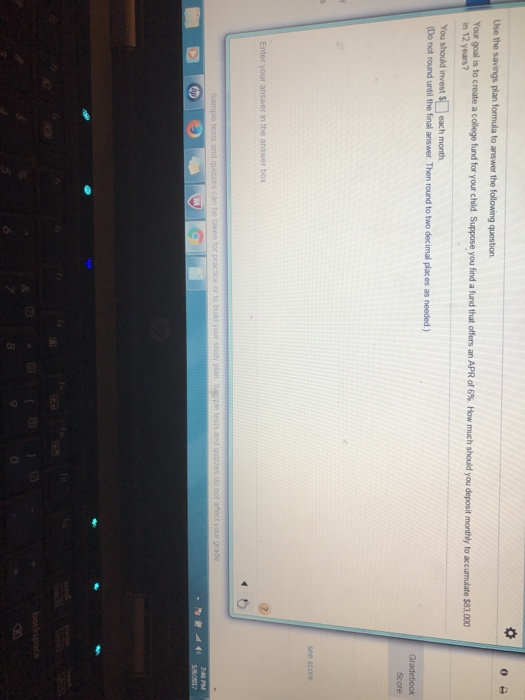 Solved use the savings plan formula to answer the following chegg